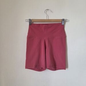 Women's Pink High-Waisted Shorts
